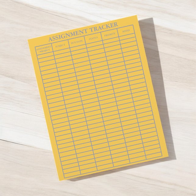 Assignment Tracker for Students Practice Stylish (Von Creator hochgeladen)