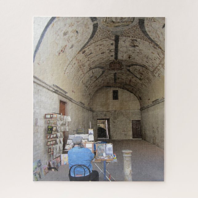 Assisi Artist bei der Arbeit Puzzle (Vertikal)