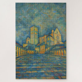 Assisi-Basilika Cezanne-Stil Kunstpuzzle Puzzle
