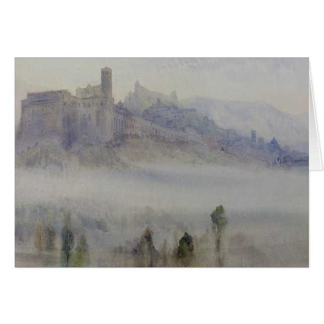 Assisi, früh morgens (Vorderseite (Horizontal))