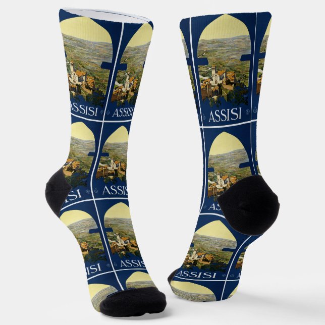 Assisi Italien Socken (Gewinkelt)