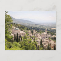 Assisi Overlook Postcard