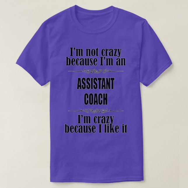 Assistant Coach Geschenk Classic TShirt (Design vorne)