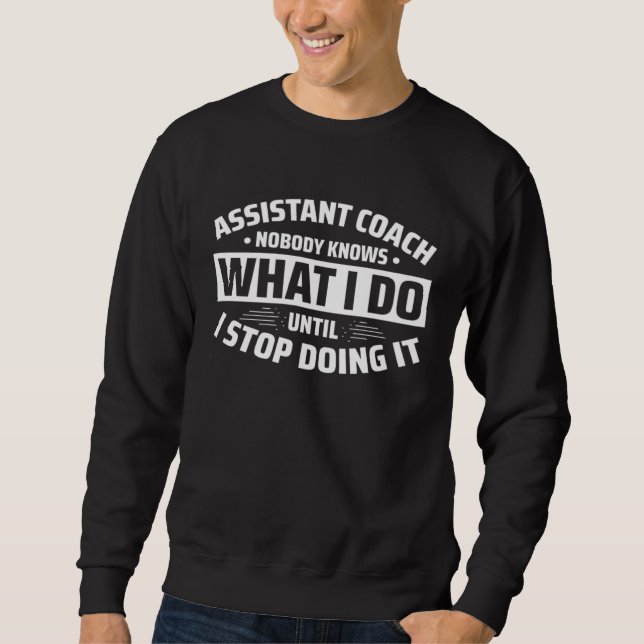 Assistant Coach Sweatshirt (Vorderseite)