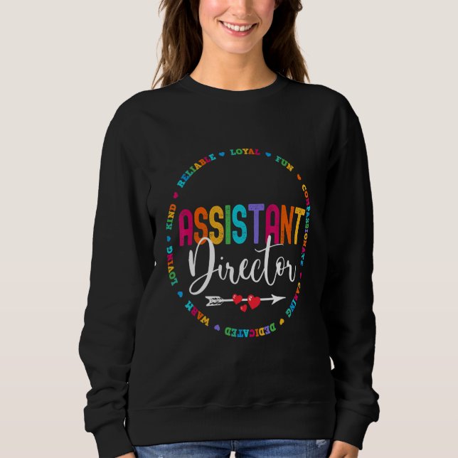 Assistant Director Appreciation Week Theater Nursi Sweatshirt (Vorderseite)