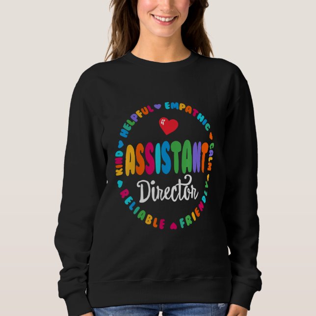 Assistant Director Appreciation Week Theater Nursi Sweatshirt (Vorderseite)