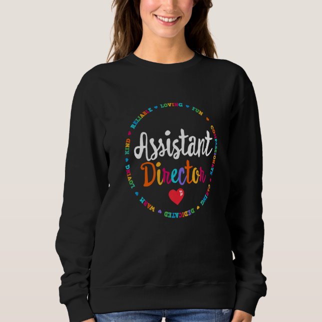 Assistant Director Appreciation Week Theater Nursi Sweatshirt (Vorderseite)