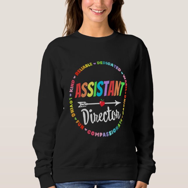 Assistant Director Appreciation Week Theater Nursi Sweatshirt (Vorderseite)