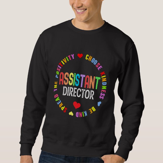 Assistant Director Appreciation Week Theater Nursi Sweatshirt (Vorderseite)