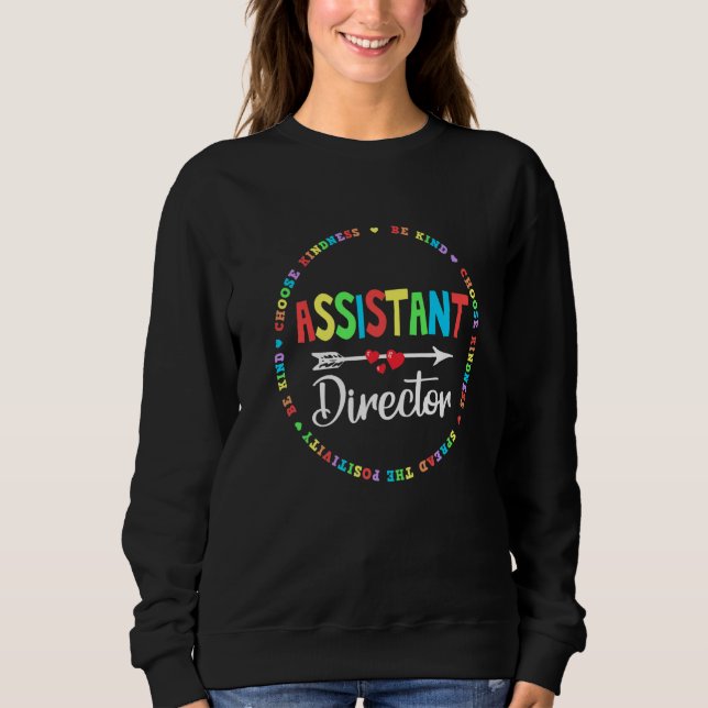 Assistant Director Appreciation Week Theater Nursi Sweatshirt (Vorderseite)