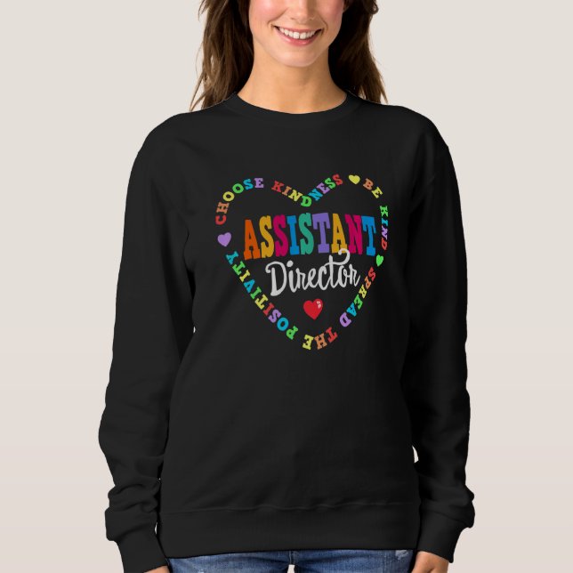 Assistant Director Appreciation Week Theater Nursi Sweatshirt (Vorderseite)