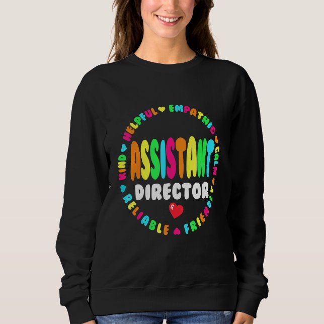 Assistant Director Appreciation Week Theater Nursi Sweatshirt (Vorderseite)