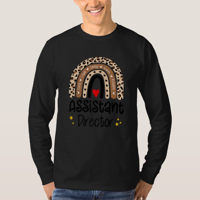 Assistant Director Appreciation Week Theater Nursi T-Shirt (Vorderseite)