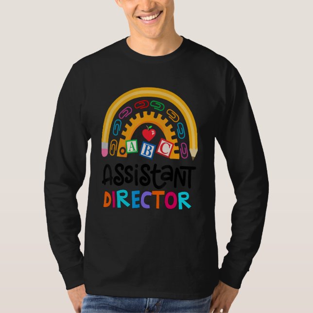 Assistant Director Appreciation Week Theater Nursi T-Shirt (Vorderseite)
