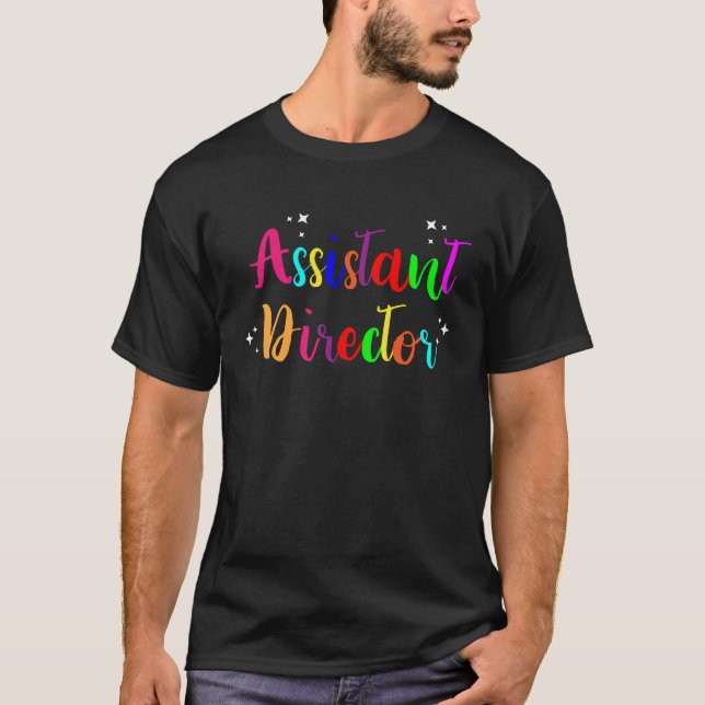 Assistant Director Apprecising Theater T-Shirt (Vorderseite)