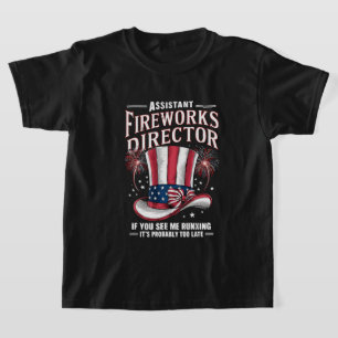 Assistant Fireworks Director USA 4. Juli T-Shirt
