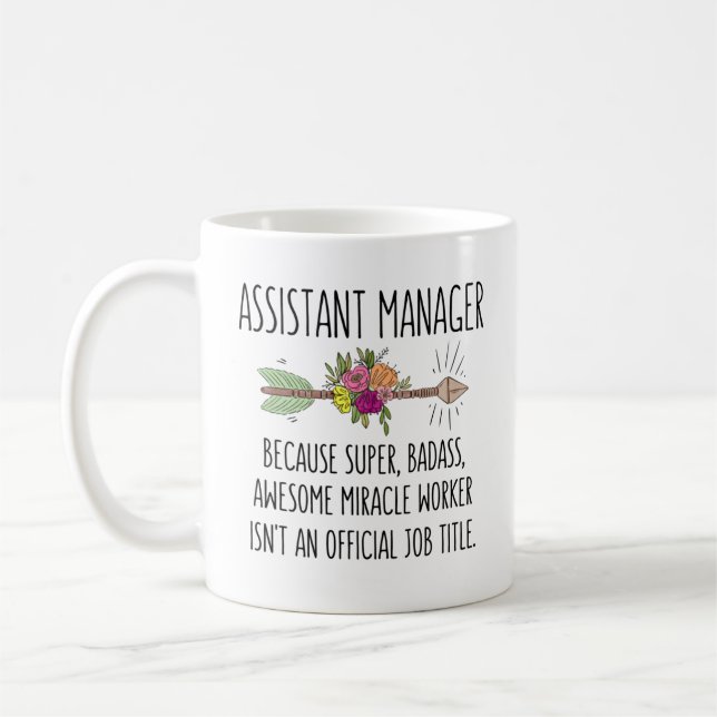 Assistant Manager Gift Idea Kaffeetasse (Links)