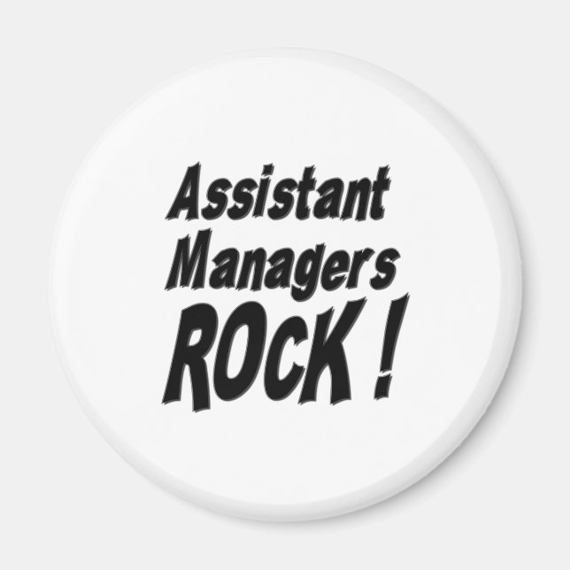 Assistant Managers Rock! Magnet (Vorne)
