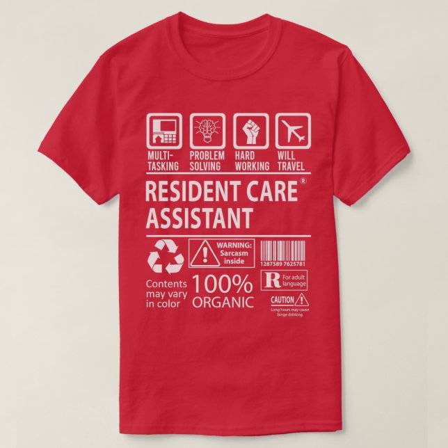 Assistant MultiTasking Certified Job T-Shirt (Design vorne)