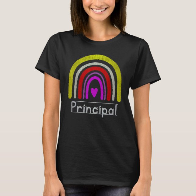 Assistant Principal Rainbow Future Principal  Teac T-Shirt (Vorderseite)