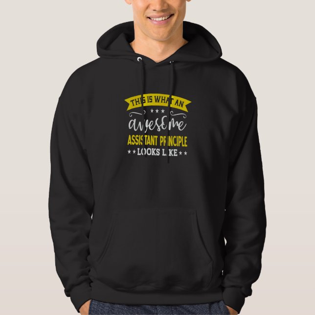 Assistant Principle Job Title Employee Assistant P Hoodie (Vorderseite)