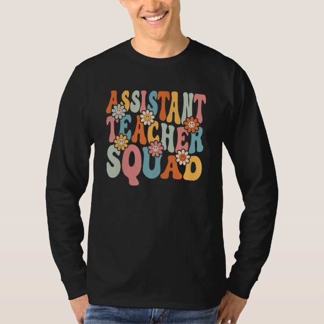 Assistant Teacher Squad   Back To School Teacher T-Shirt (Vorderseite)