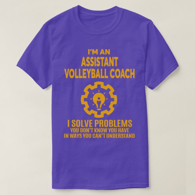 ASSISTANT VOLLEYBALL COACH NICE DESIGN 2017 T-Shirt (Design vorne)