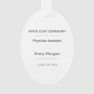 Assistent des Arztes White Coat Zeremonie Ornament