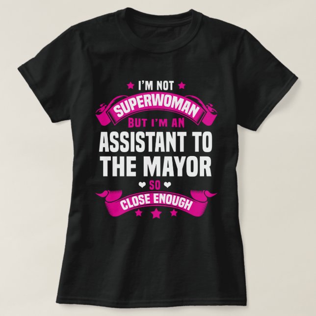 Assistent des Bürgermeisters T-Shirt (Design vorne)