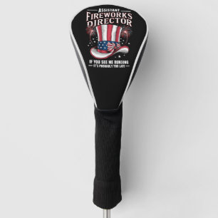 Assistent des Feuerwerksdirektors USA 4. Juli Golf Headcover
