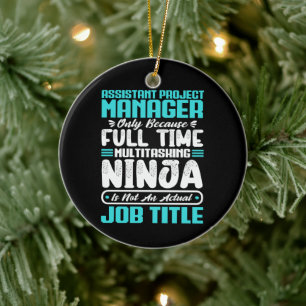 Assistent des Projektmanagers Multitasker-Job Fähi Keramik Ornament