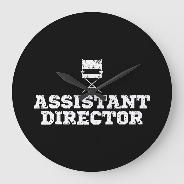 Assistent Director Große Wanduhr (Vorderseite)