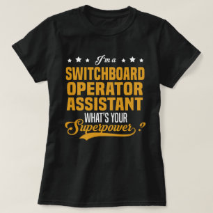 Assistent für den Bediener der Schalttafel T-Shirt