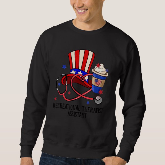Assistent für Freizeittherapie, Uncle Sam Hat Ste Sweatshirt (Vorderseite)