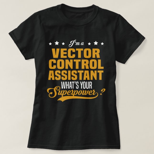 Assistent für Kontrolle T-Shirt (Design vorne)