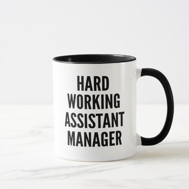 Assistent für schwere Arbeit Tasse (Rechts)