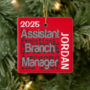 Assistent für Zweigstellenmanager CUSTOM Keramikornament
