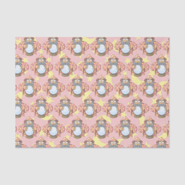 Assistent mit Ball Seidenpapier (Vorderseite)