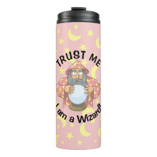 Assistent mit Ball Thermosbecher