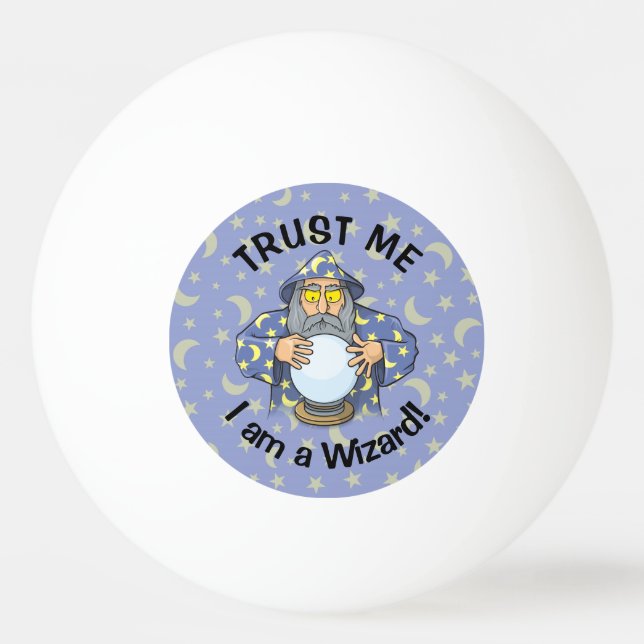 Assistent mit Ball Tischtennisball (Vorderseite)