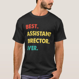 Assistent-Regisseur Retro Bester Assistent-Regisse T-Shirt