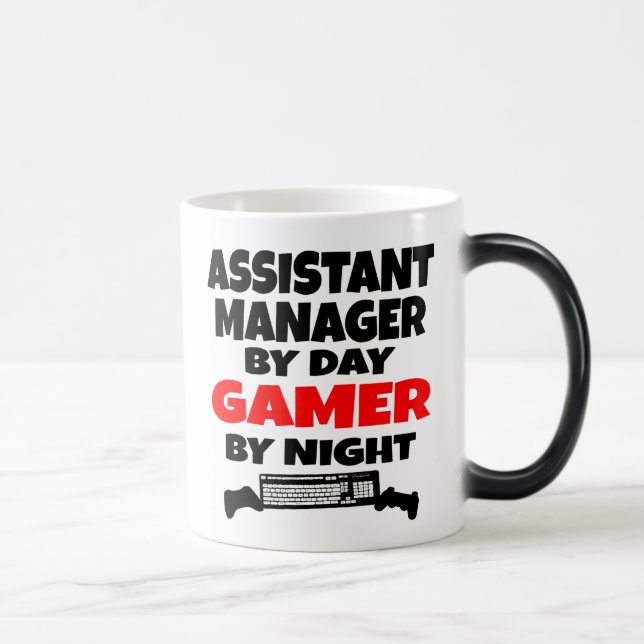 Assistent von Day Gamer by Night Verwandlungstasse (Rechts)