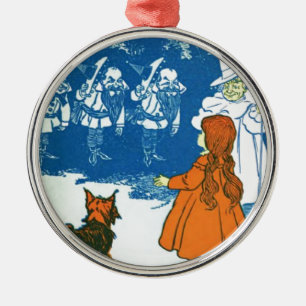 Assistent von Oz Silbernes Ornament