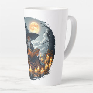 Assistent zum Lesen eines Buches - Wicca Halloween Milchtasse