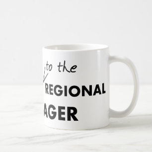 Assistent zum regionalen Manager Tasse