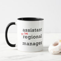 Assistent zur regionalen Manager-Tasse