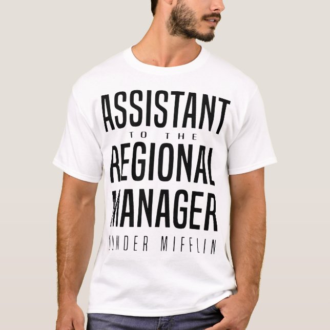 Assistent zur regionalen Managerfreundin T-Shirt (Vorderseite)
