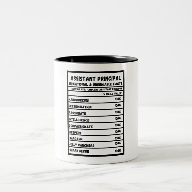 Assistent  zweifarbige tasse (Mittel)