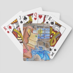 Assistenten Behalten Spielkarten