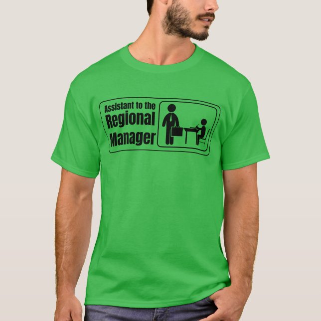 Assistentin des Regionalleiters Mädchen T-Shirt (Vorderseite)
